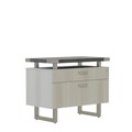 Safco 36 in W 2 Drawer Mirella Lateral File - 2-Drawer, Stone Gray MRLF36SGY